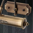 Aplica/lampa de tablou alama patinata 2xG9/28W Bilderleuchten WA 2-1335/1+1 Patina Orion